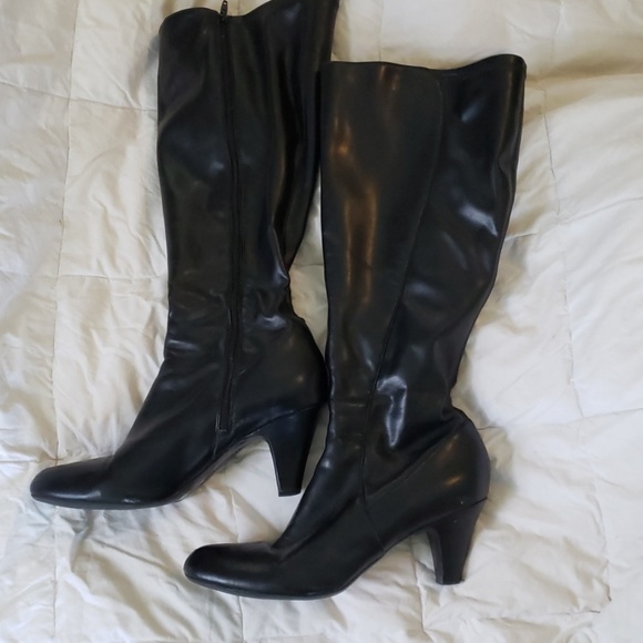 Naturalizer Shoes - Naturalizer Faux Leather Black boots